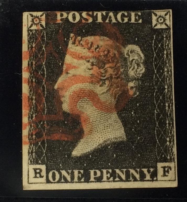 An 1840 Penny Black stamp - Image 3 of 3