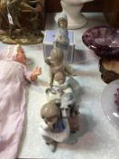 Three Lladro figures