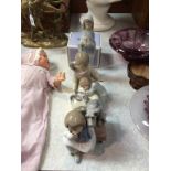 Three Lladro figures