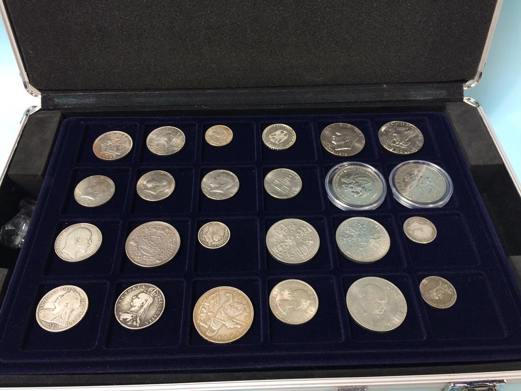 A coin collection, in aluminium case - Image 7 of 7