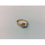 An 18ct diamond solitaire ring, approx. 1ct, size 'M', 3.5g