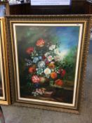 J. Lomberg, modern, signed, 'Still Life', 100cm x 75cm