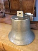 A heavy Ships bell, 32cm height
