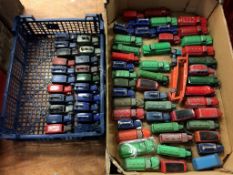 Two trays of Die Cast Dinky cars