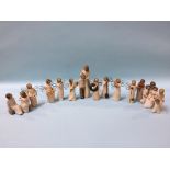 A collection of Willow Tree figures (13)