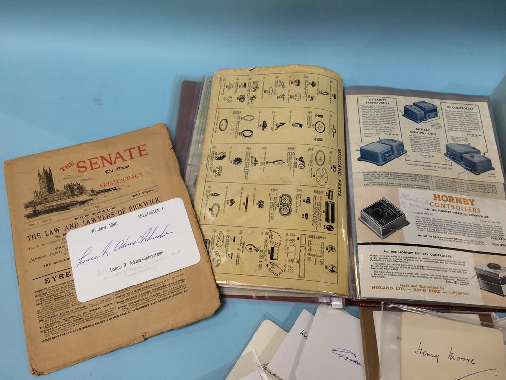 Assorted ephemera, to include indentures, political photographs and catalogues etc. - Image 3 of 5
