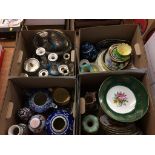 Four boxes Royal Doulton and Maling etc.