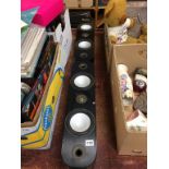 A pair of Monitor Audio speakers, sold as seen (spares and repairs)