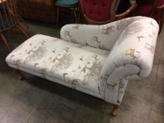 A small chaise longue