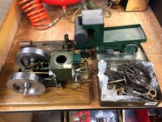 A part stationary engine etc.