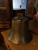 A heavy Ships bell, 32cm height