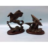 A Heredities figure, 'Red Dragon' and another figure, 'Pegasus' (2)