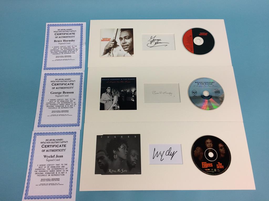 CD and autographs; to include Dave Brubeck, Randy Travis, Johnny Matthis, Razorlight, Reo - Image 4 of 5