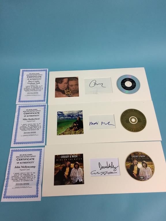 CD and Autographs to include; Boyzone, Simply Red, Blue, The Monkees, Carly Simon, Natalie Cole, - Image 4 of 5