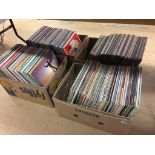 Four boxes of LP's