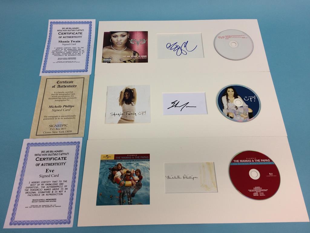 CD and autographs to include; U2, Simply Red (2), Bryan Ferry, Limp Bizkit (2), Beck, Coolio, The - Image 4 of 6