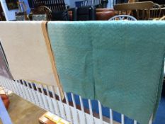 Two plain Durham quilts