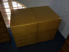 Two filing drawers