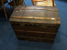 A domed top trunk