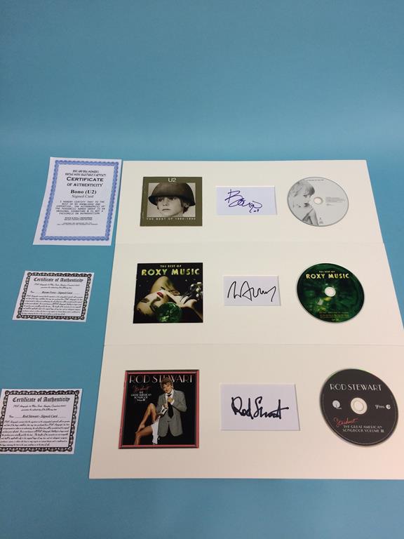 CD and autographs; to include Dave Brubeck, Randy Travis, Johnny Matthis, Razorlight, Reo - Image 5 of 5