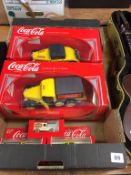 Coca Cola die cast cars