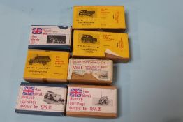 A collection of miniature models, including Rowlands, Eames Ltd etc.