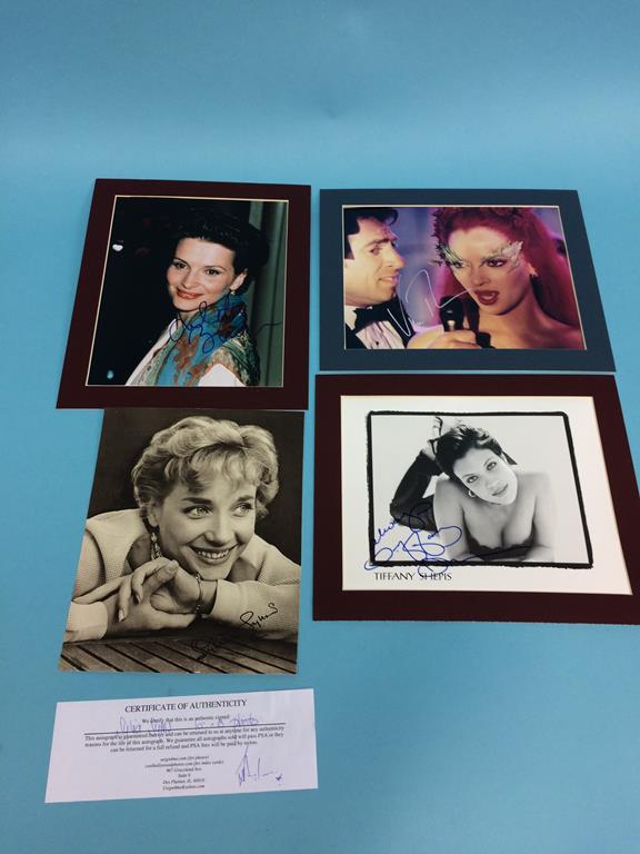 Signed photos, Tiffany Shepis, Sylvia Sims, Juliette Binoche, Uma Thurman, Loni Anderson, Krista - Image 2 of 9