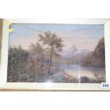 A pair of gilt framed oils, landscapes