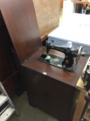 A Singer sewing machine