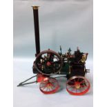 A model of a steam engine, by Miller and Co. of Portsmouth. 41cm long, 22cm wide