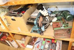 Assorted tools to include a Pillar Drill etc.