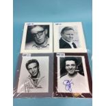 Signed photos, Woody Allen, Matt Damon, James Garner, Jon Voight (2), James Caan, Ryan Stiles,