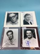 Signed photos, Woody Allen, Matt Damon, James Garner, Jon Voight (2), James Caan, Ryan Stiles,