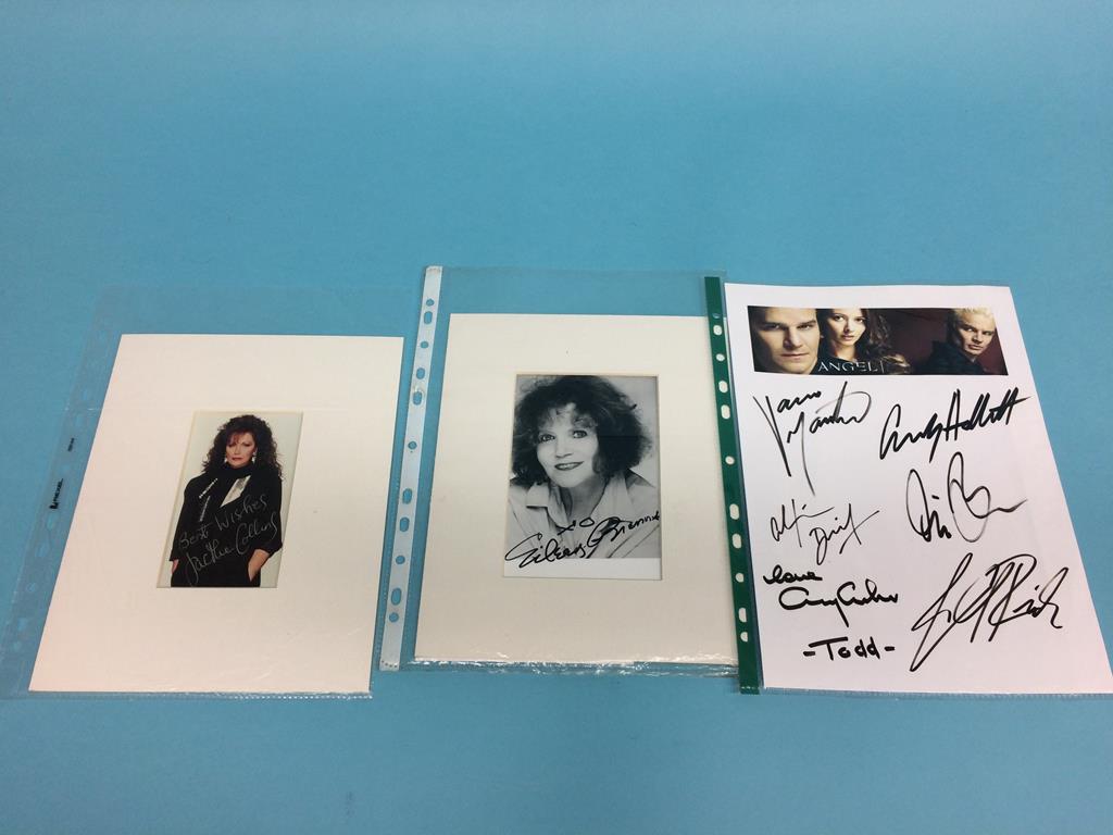 Signed photos, Dustin Hoffman, John Travolta, Robert De Niro, Kelsey Grammer, Tom Cruise, Nicole - Image 4 of 9