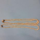 Two pearl necklaces