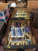 Two trays of die cast toys