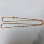 A necklace, stamped '750', 5.8 grams