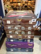 Seven boxed 'Aviation Archive' aeroplanes