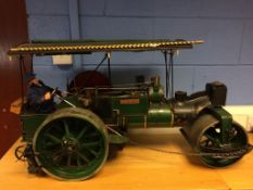 A live model steam roller, 'Margaret Rose', 36" length x 13" wide