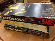 Three Meccano sets