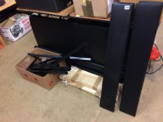 An Ikea three quarter bed frame