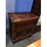 A mahogany cabinet