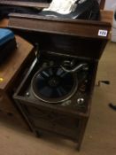 A HMV gramophone