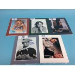 Autographs to include; Jamie Lee Curtis, Erika Eleniak, Christa Campbell, Jennifer Lopez, Joanna