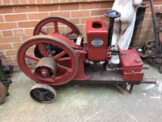 An American 'The Associated Line', stationary engine, Waterloo, Iowa, USA