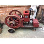 An American 'The Associated Line', stationary engine, Waterloo, Iowa, USA