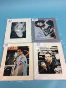 Autographs to include; Loni Anderson, Tori Spelling, Claudia Schiffer, Kirsty Alley, Jodie Foster,