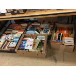 Five boxes of Penguin Books
