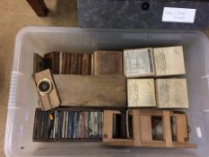 A large collection of Magic Lantern slides