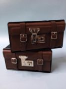 Two miniature chests